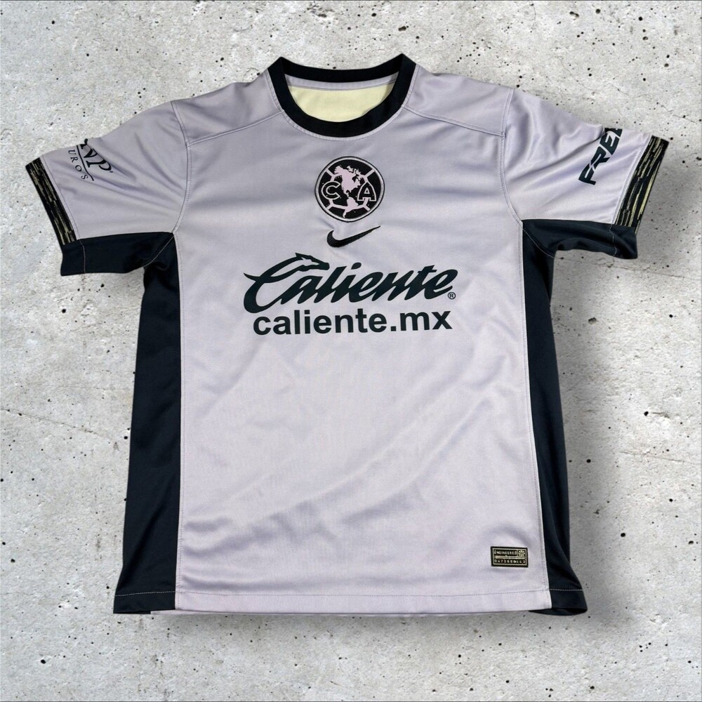 Nike Club America Jersey 2023-24 Training Soccer Futbol Shirt Purple Caliente - Picture 1 of 10